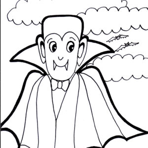 Vampires 10 Coloring Page