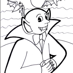Vampires 4 Coloring Page