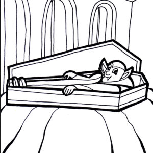 Vampires 6 Coloring Page