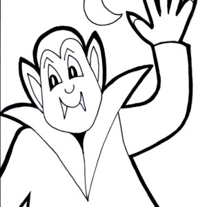 Vampires 7 Coloring Page