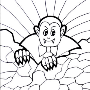 Vampires 8 Coloring Page
