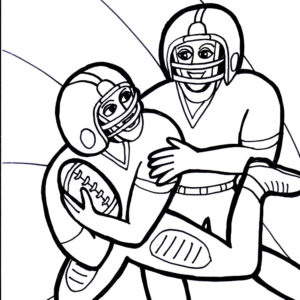 Football 16 Coloring Page