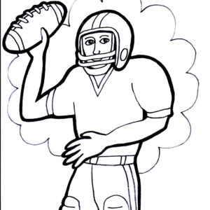 Football 17 Coloring Page