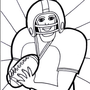 Football 19 Coloring Page